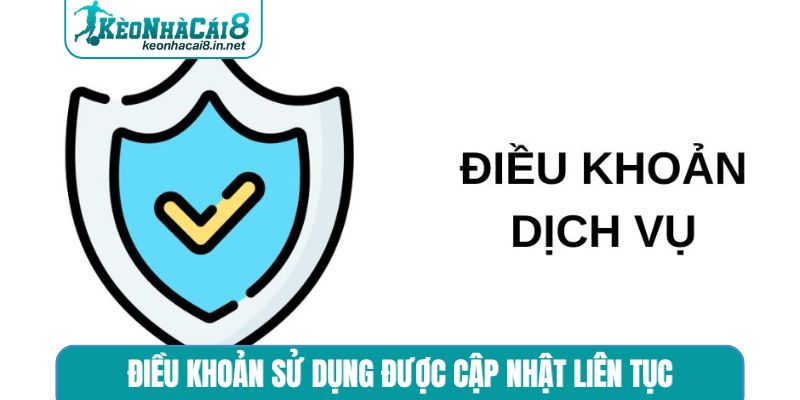 Điều khoản sử dụng được cập nhật liên tục